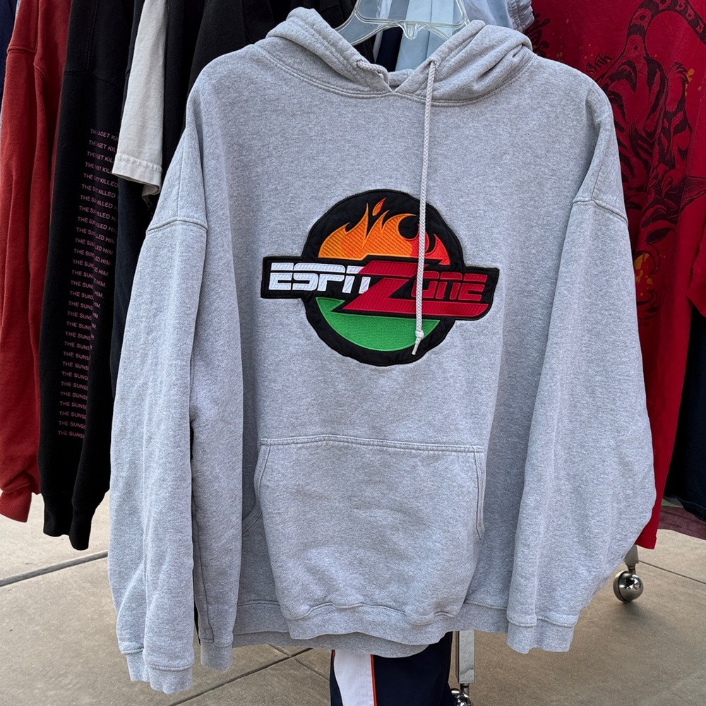 Vintage Y2k ESPN Spell Out Hoodie